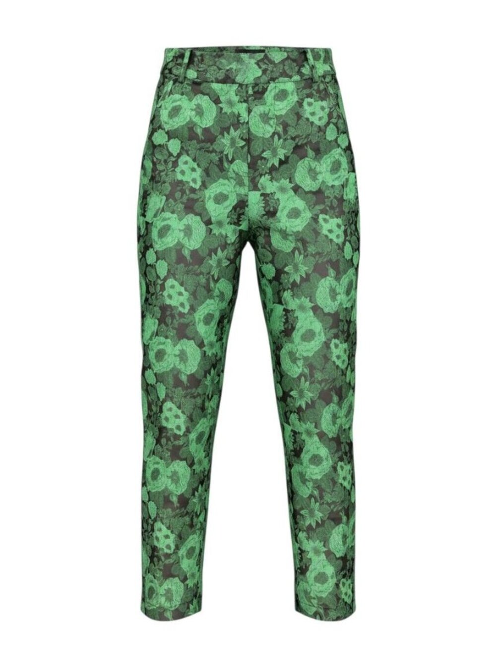 Vici Womens Green Floral Print  Pants Small